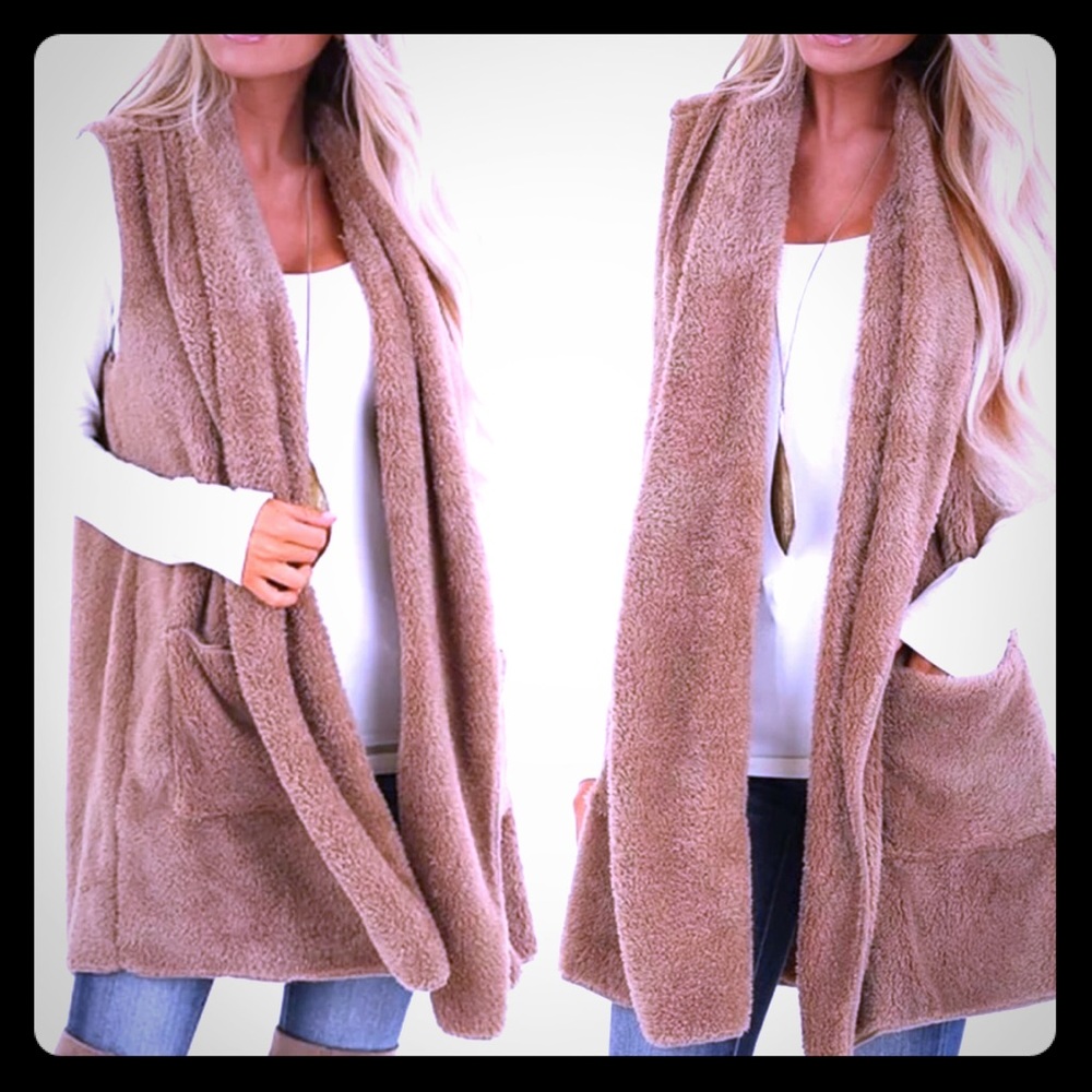 Sherpa Vest W/Pockets